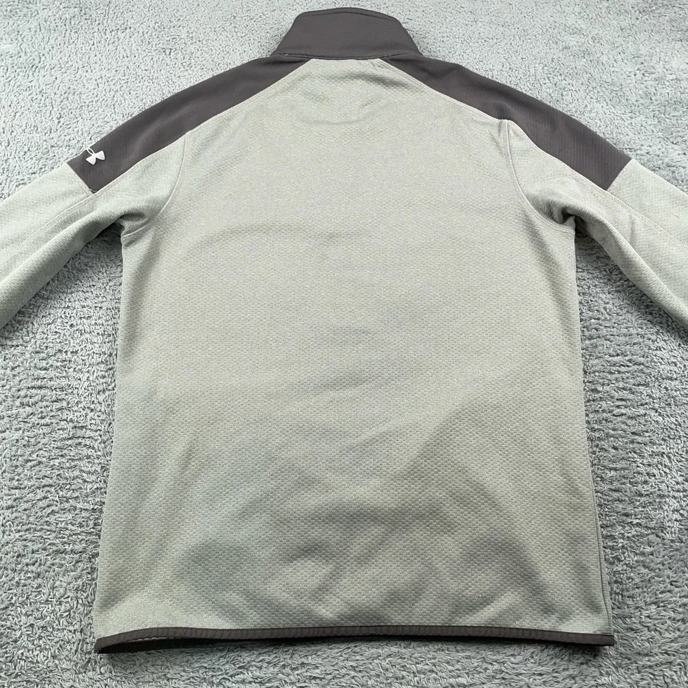 Wyoming Cowboys Pullover 1/4 Zip Mens Medium Gray NCAA Football Under Armour